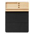 EcoDesk Pro Bamboo Holder with Mouse Pad