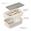 LUNZO Wheat Lunch Box 1200ml