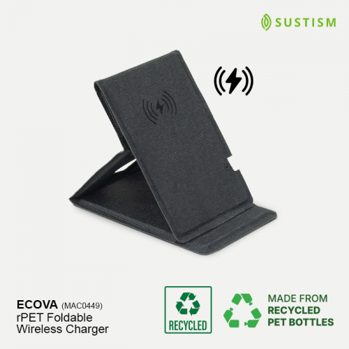 ECOVA rPET Foldable Wireless Charger ECOVA rPET Foldable Wireless Charger